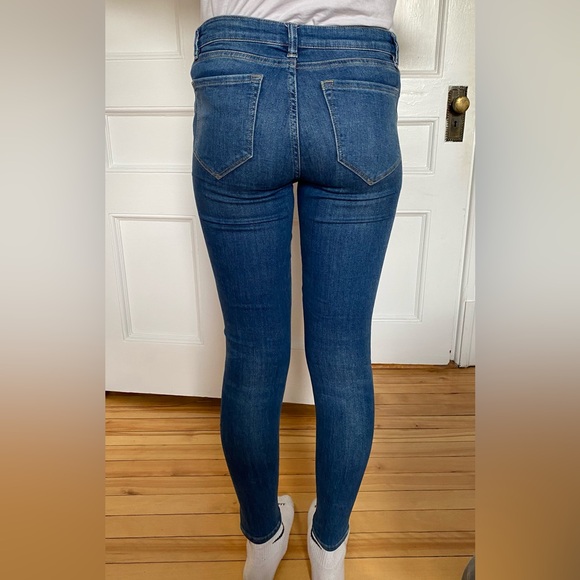 All Saints Twisted Mast Cropped Jeans Size 27 - Picture 6 of 6